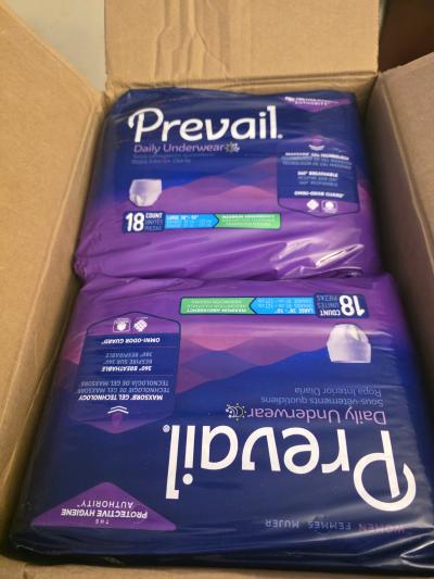 Prevail Daily Underwear with 18 inside