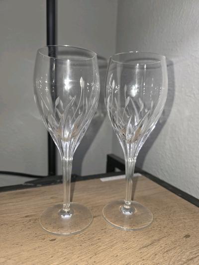 noitake moondust water goblets two of them - Thumbnail 3