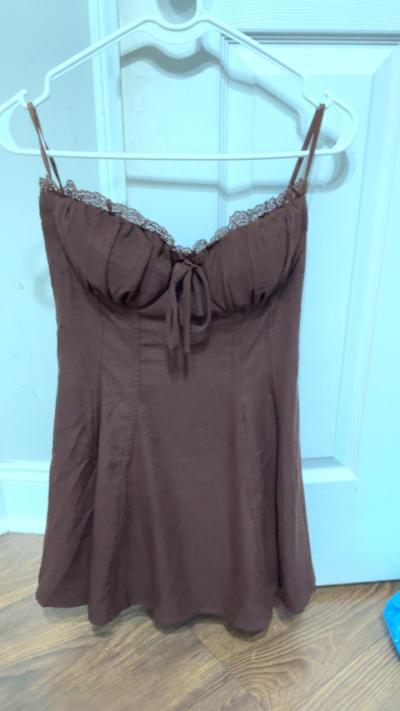 mini strapless dress