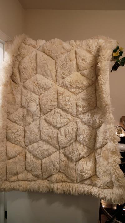 vintage and collectible llama blanke or throw