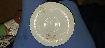 Royal Tettau Germany  PlatinumTrimmed Bread  Butter Plates
