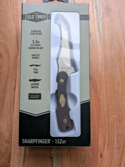 old timer knife 3 inch skinner blade stainless steel blade - Thumbnail 2