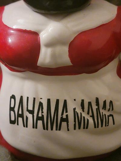 Vintage Porcelain Black Americana Bahama Mama Teapot - Thumbnail 3
