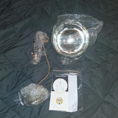 KCO Lighting Glass Globe Pendant Light