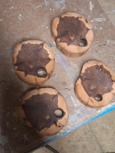 handcrafted to order cedar coasters - Thumbnail 6