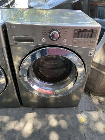 SET WASHER AND DRYER LG STAINLESS STEEL - Thumbnail 6