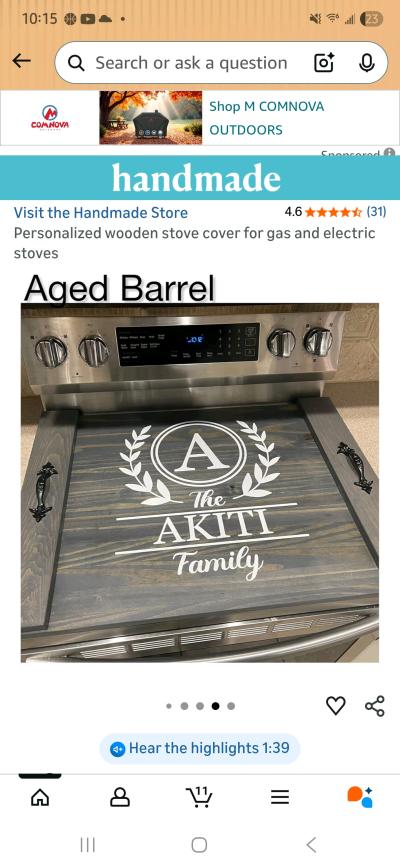 Personalized Stove Top Covers - Thumbnail 8