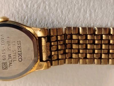 vintage gold tone womens Seiko wristwatch - Thumbnail 7