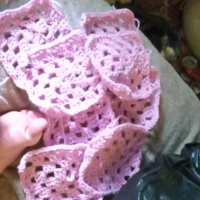 handmade crochet cup coasters made with love - Thumbnail 2