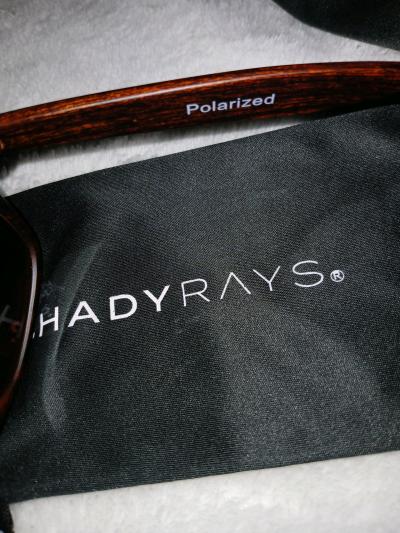 Shady Rays Polarized Sunglasses Wood Grain Frame Brown - Thumbnail 3