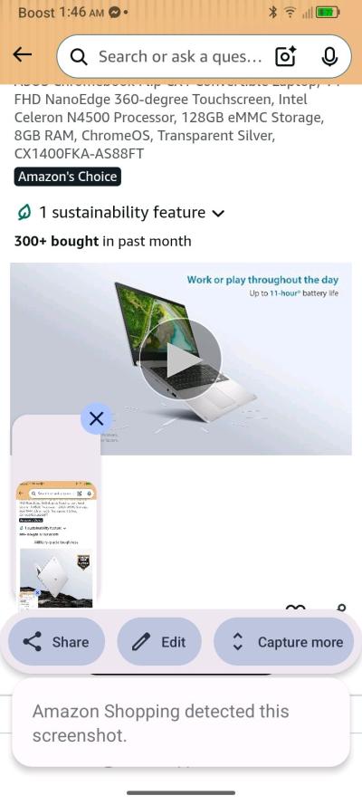 BRAND NEW OBO WILL SHIP Asus Chromebook brandnew 14 inch - Thumbnail 8