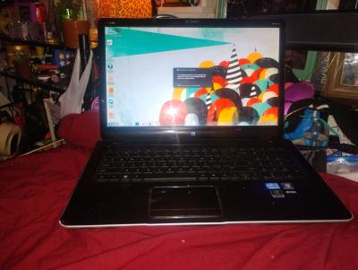 hp pavilion windows 7 with bluray dvd player on side