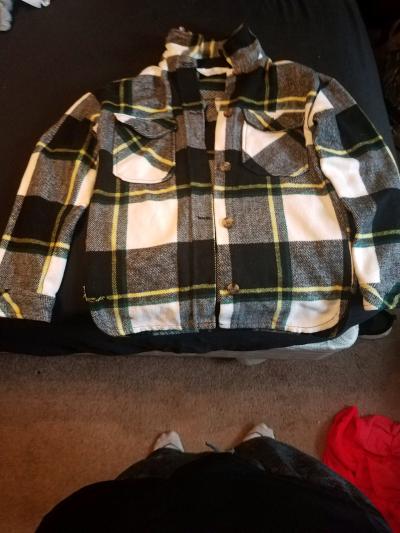 Kids boys size 12 HM flannel pokemon shacket