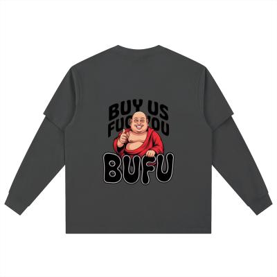 BUFU TwoFace TwoPiece Graphic Long Sleeve - Thumbnail 4