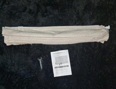NN Cordless Roman Shades 33W x 64H Drew Beige