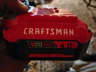 craftsmen 20 volt battery