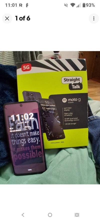 Motorola Moto power 5g 2025 straight talk phone - Thumbnail 3