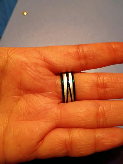 6 Vintage Gothic Rings  for men size 8 - Thumbnail 5