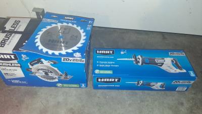 HART 20V Cordless Brushless Circular Saw and Reciprocating S - Thumbnail 2