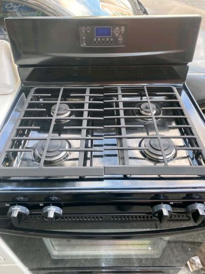 STOVE WHIRPOOL 4 BURNERS BLACK - Thumbnail 2