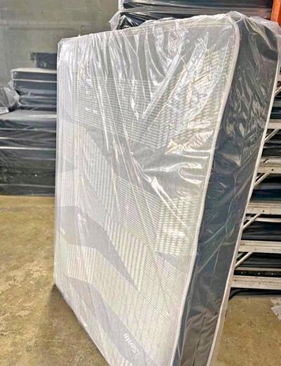 Brand New Mattress  Box Spring  Metal Frame  Inbox For Price - Thumbnail 9