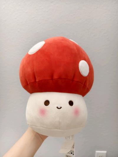 Red mushroom plushie