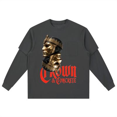 BUFU TwoFace TwoPiece Graphic Long Sleeve - Thumbnail 5