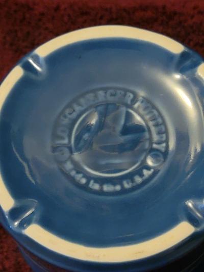 Longaberger Woven Traditions Cornflower Blue Pint Crock Lid - Thumbnail 3