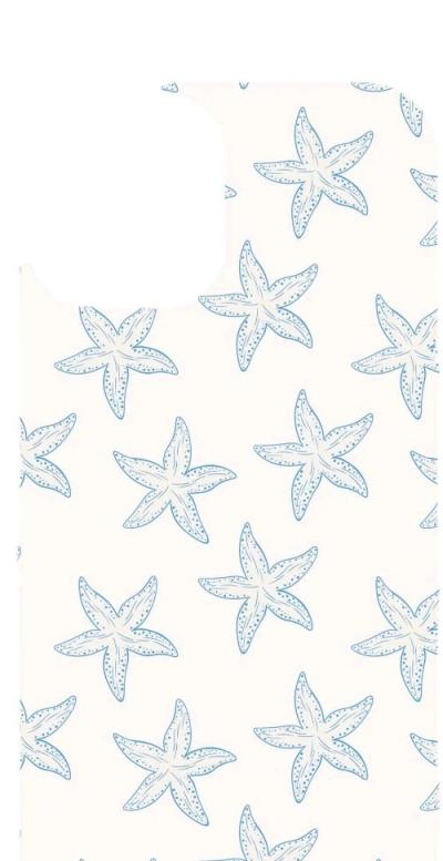 Blue Starfish Phone Cover For iPhone 11
