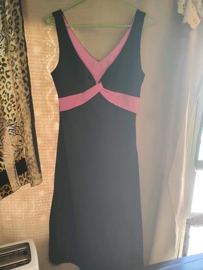 A New and Nice Black and Pink Dress