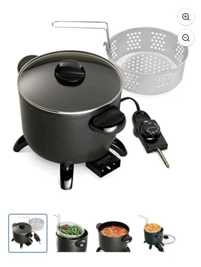 Presto fryer and steamer without a basket - Thumbnail 1