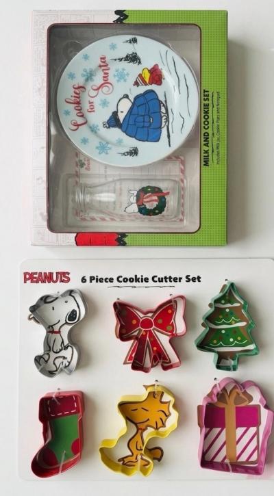 PEANUTS BRAND Snoopy cookie milk set cookie cutter set