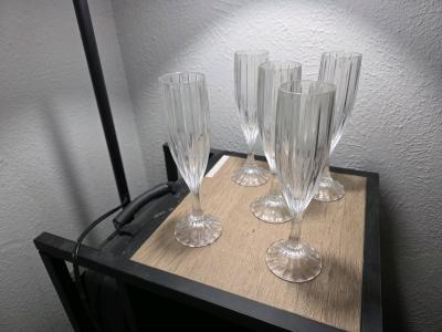 Park lane champagne glasses 5 set