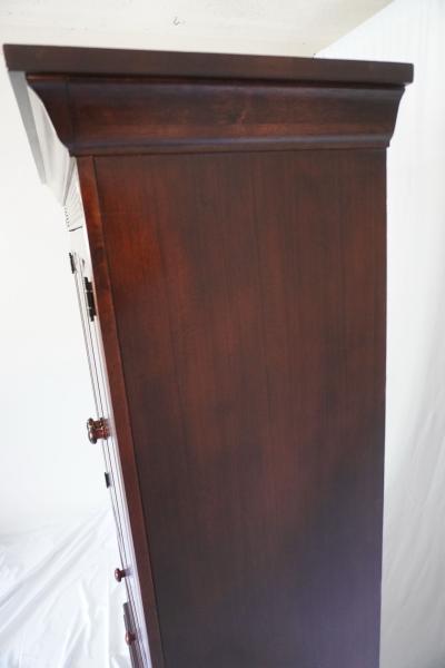 Beautiful Cherry Hardwood Armoire Dresser Entertainment Center with Drawers - Thumbnail 6