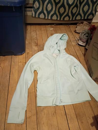 green childrens hoodie size 10 12 - Thumbnail 2