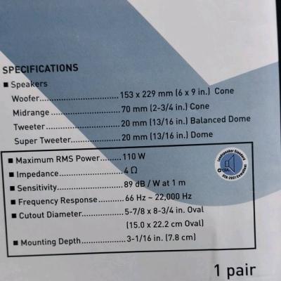KENWOOD 6X9 PAIR NIB - Thumbnail 5