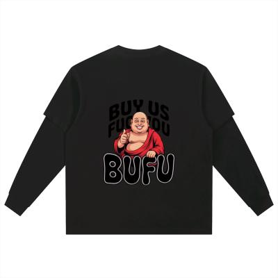 BUFU TwoFace TwoPiece Graphic Long Sleeve - Thumbnail 2