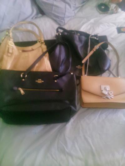 coach DKNY hand bags Antonio Melanie heels size 75