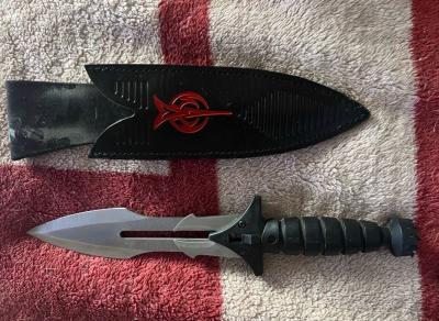 Star Trek Klingon DK Tahg Prop Dagger W Sheath - Thumbnail 2