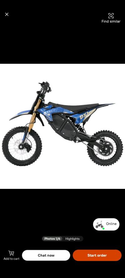 Electric motorcycle 12 volt battery