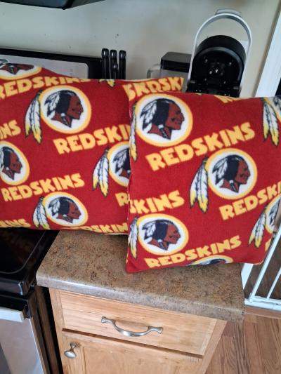 Washington redskins pillows