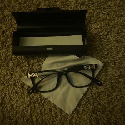 men glasses chrome heart 1 of 1