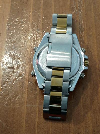 Stauer Mens TwoTone AnalogDigital Hybrid Sport Watch WR30M - Thumbnail 2
