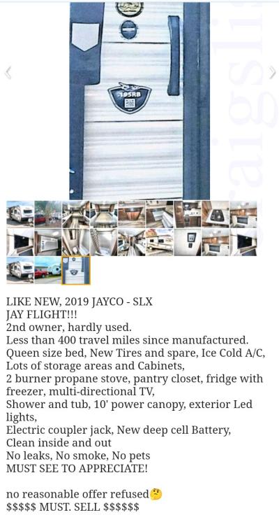JAYCO TRAVEL TRAILER JAYFLIGHT SLX 195RB - Thumbnail 10