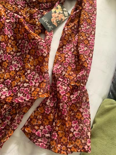 Floral long sleeve dress - Thumbnail 4