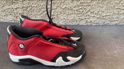 Red Black White 14s for sale - Thumbnail 3