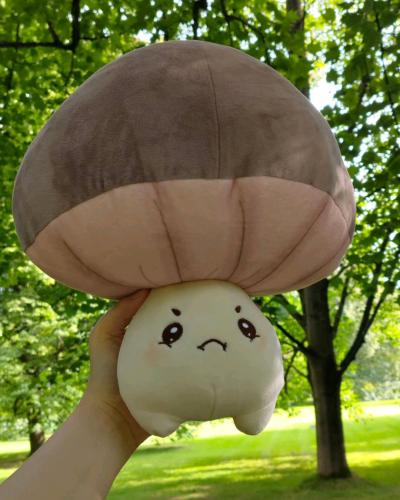 Cute crybaby mushroom plushie