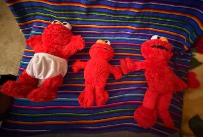 three3 Elmo bundle set babyelmo lil Elmo tickle me Elmo