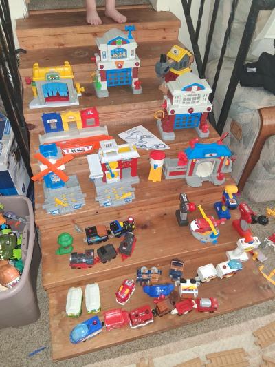 geotrax fisherprice rail and road system megalot