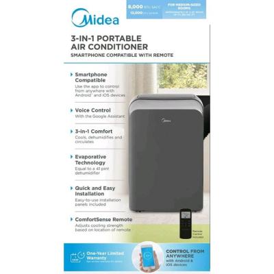 MIDEA SMART 12000 BTU  APP  ALEXA  GOOGLE  210 - Thumbnail 8